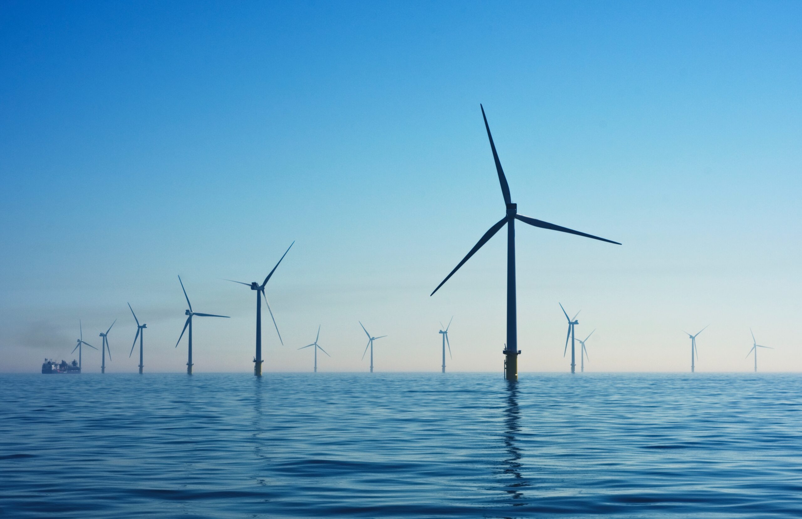 Wind turbines in water