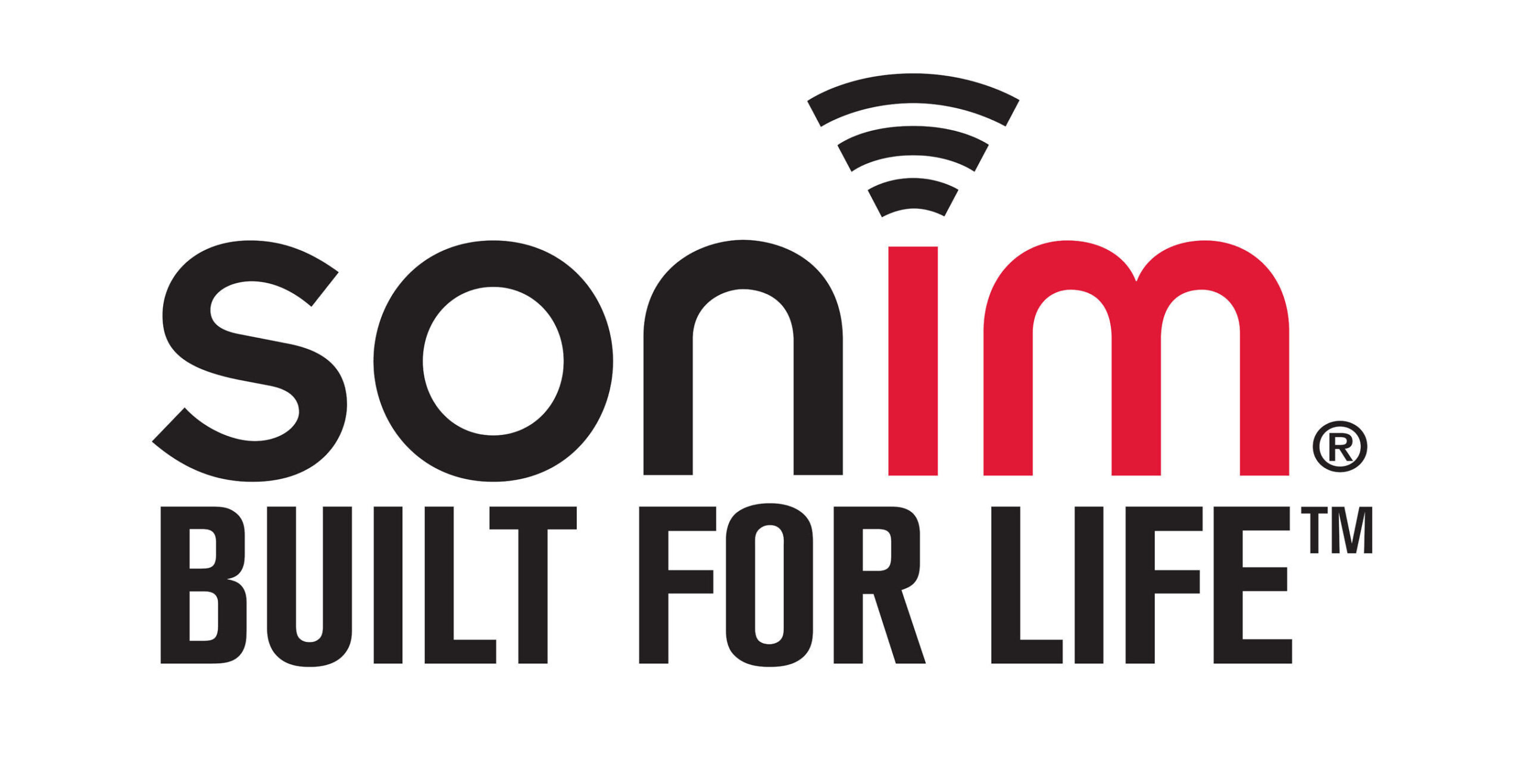 sonim "built for life" logo